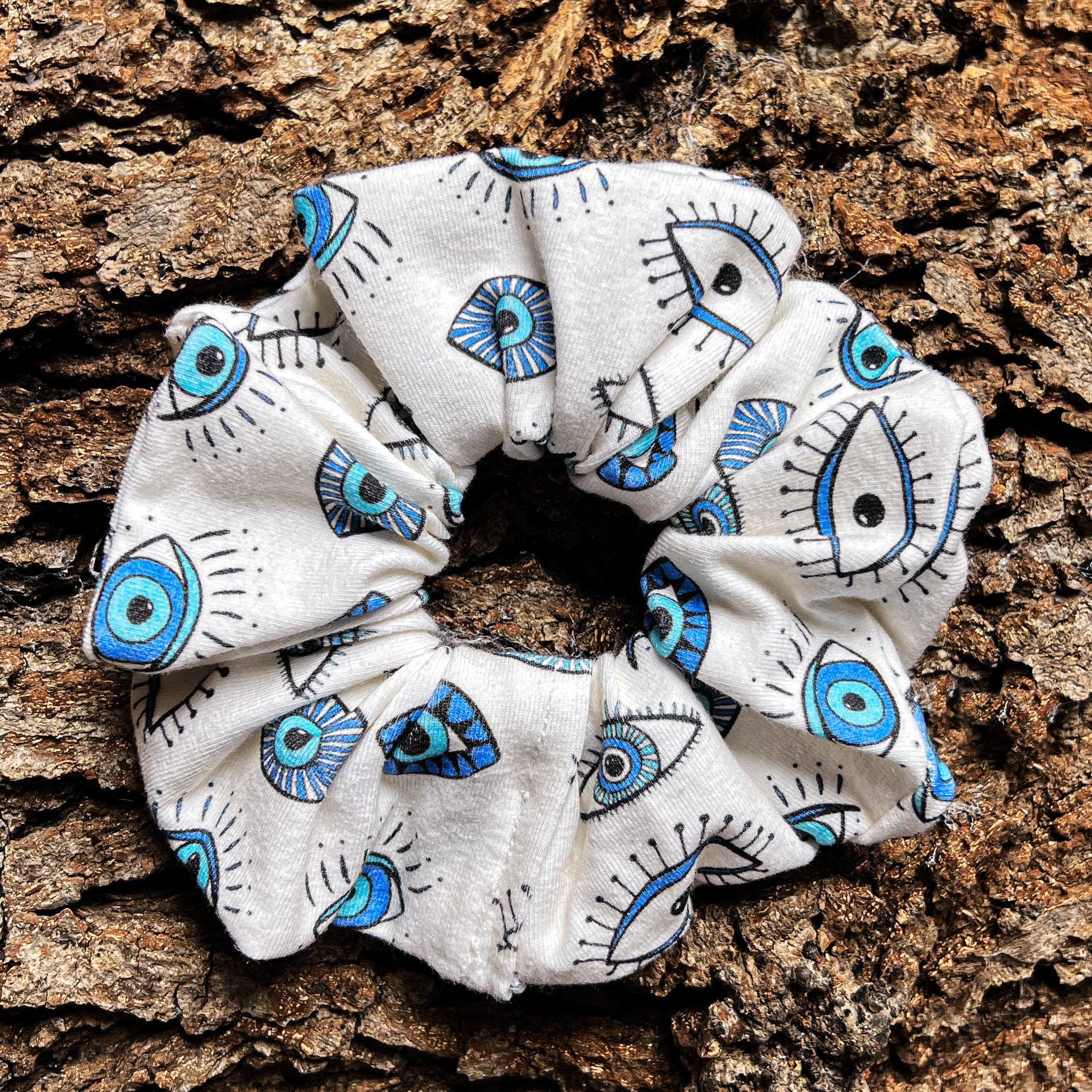 The Ophtho Scrunchie - Blue Eyes