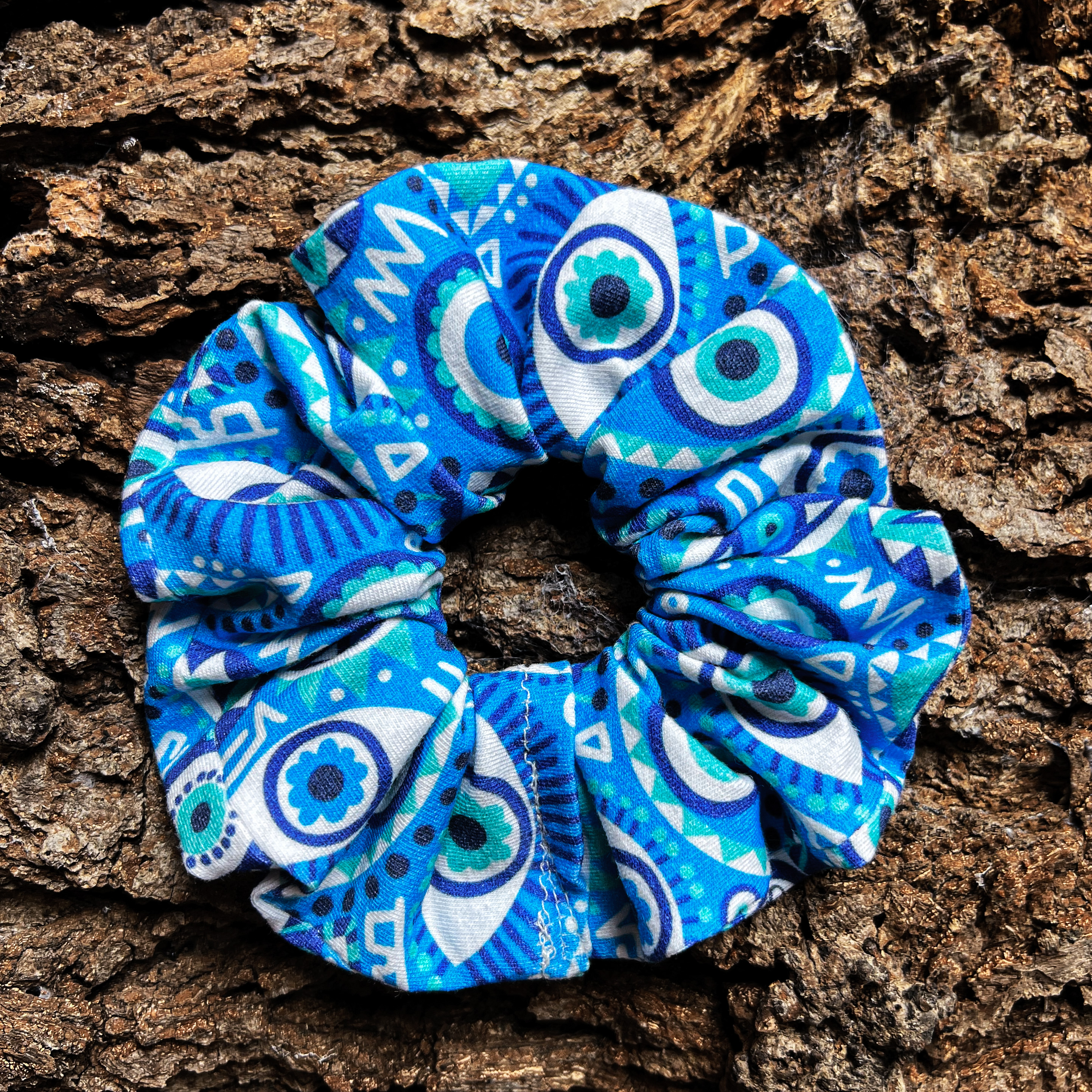 The Ophtho Scrunchie - Blue Evil Eye